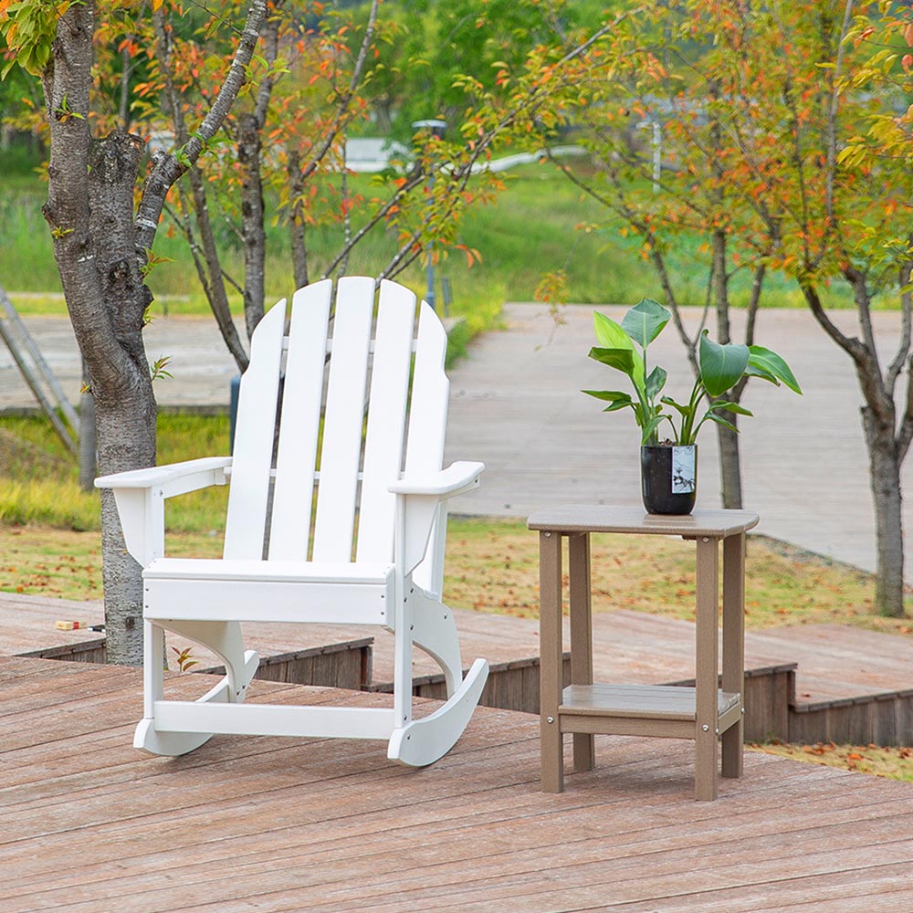 제품의 참신함과 아름다움을 유지하기 위해 장기간 사용 시 HDPE Rocking Adirondack Chair 표면의 광택과 질감을 유지하는 방법은 무엇입니까?